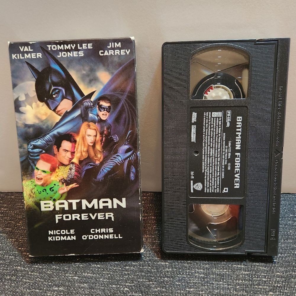 🖤 Batman Forever VHS Tape Movie